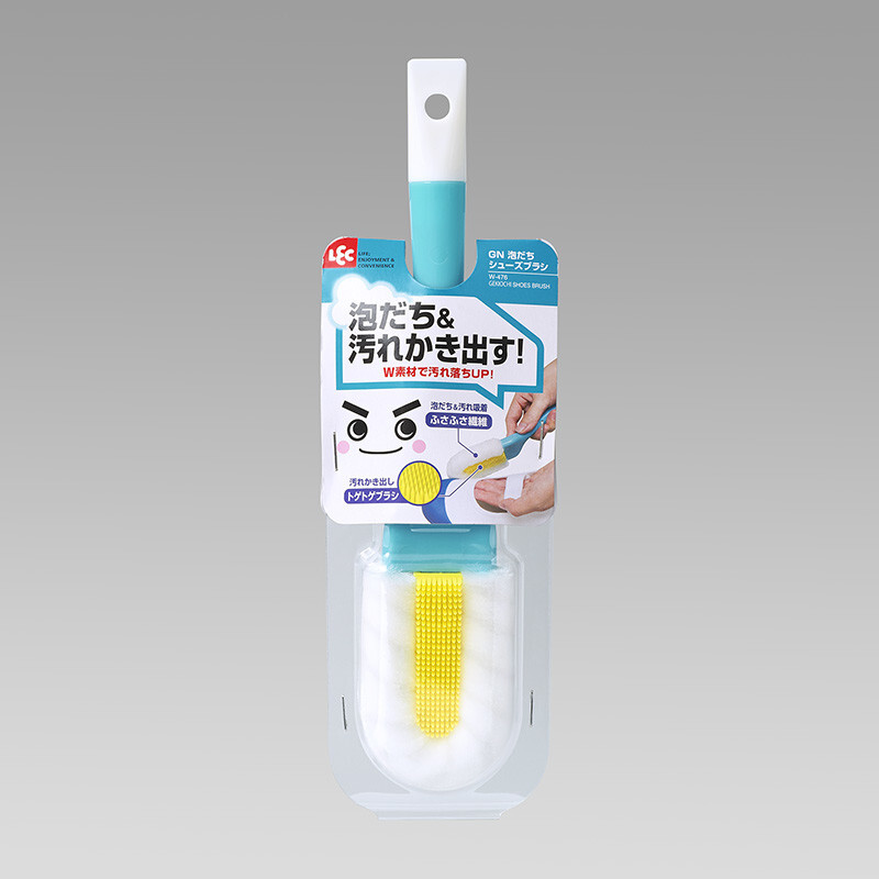 日本LEC激起泡棉鞋刷 (非日本製)