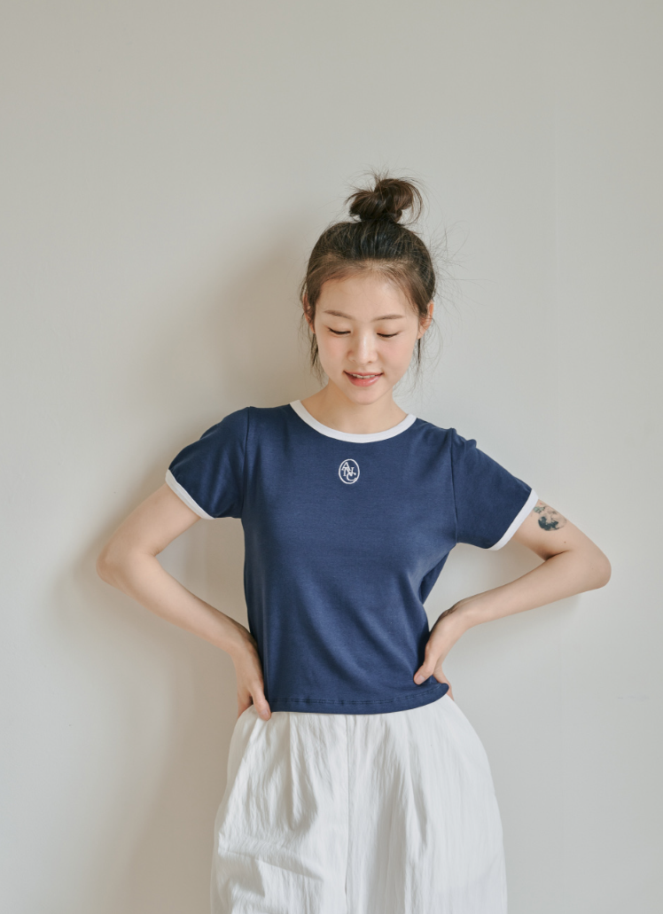 【直播】ANOETIC LL092015 ANC COLORING LOGO 短袖上衣