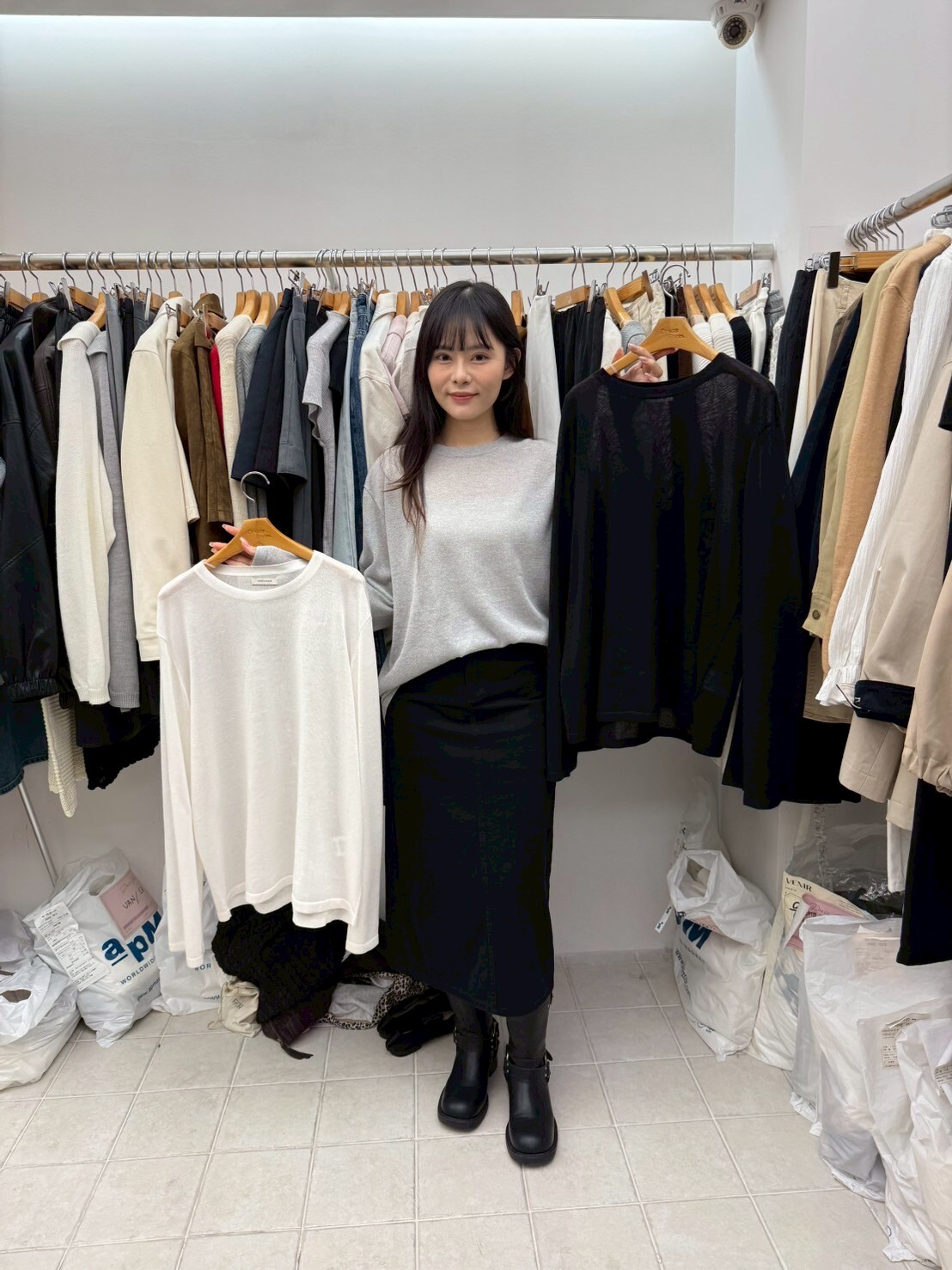 DR5034 圓領軟綿綿長袖上衣