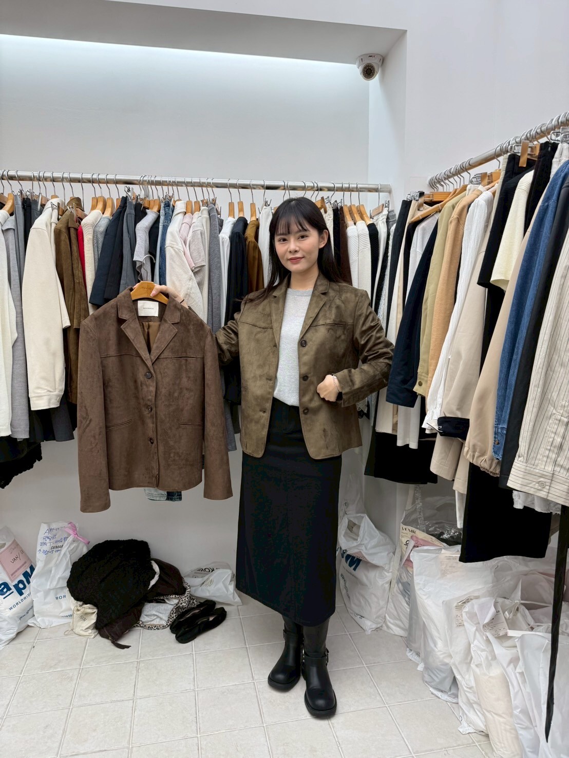 DR5062 高質感翻領排扣西裝外套