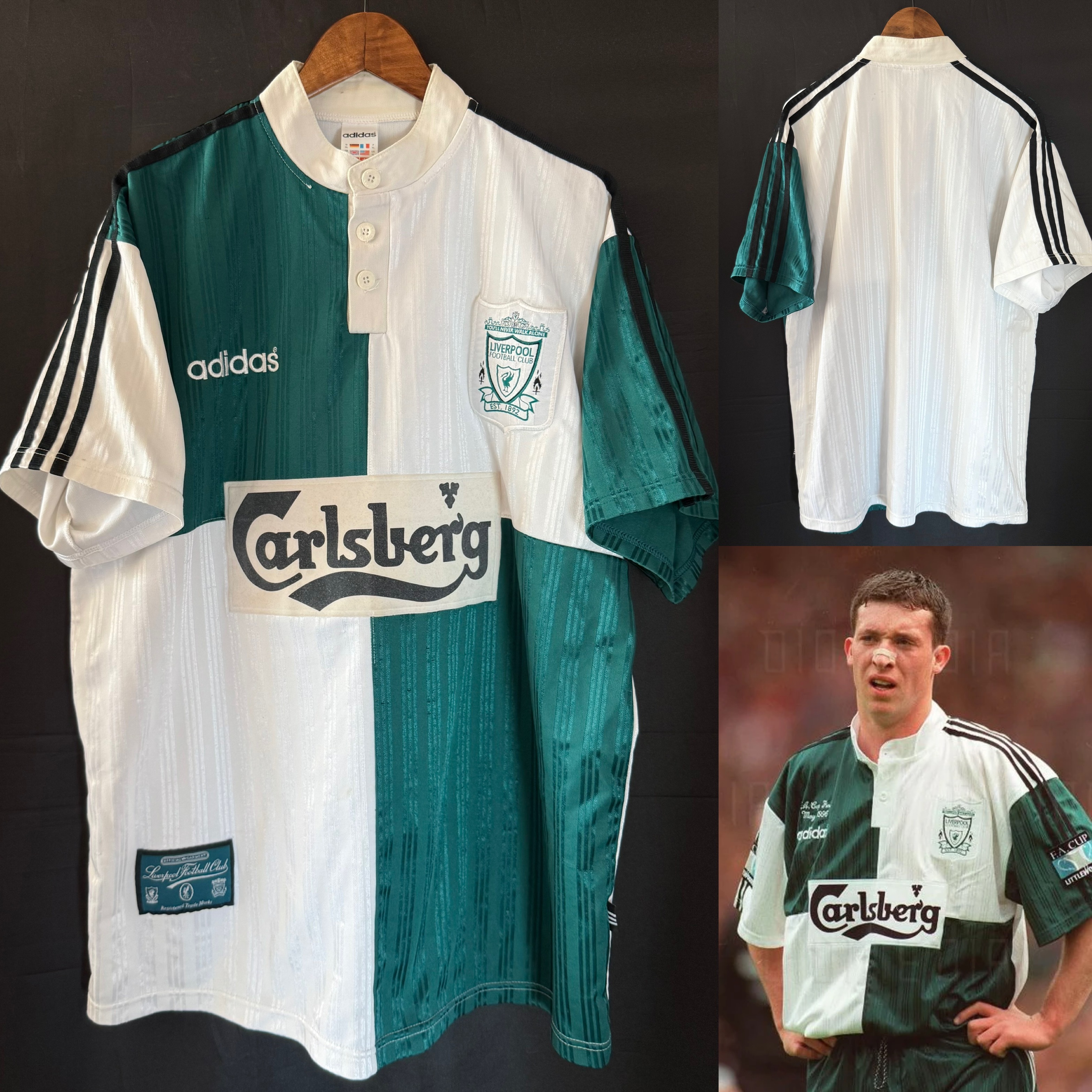 利物浦 1995-1996 Adidas 作客球衣