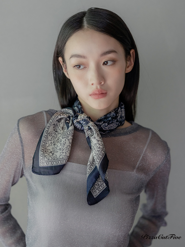 復古腰果絲巾 PizzaCutFive PCF25363100163