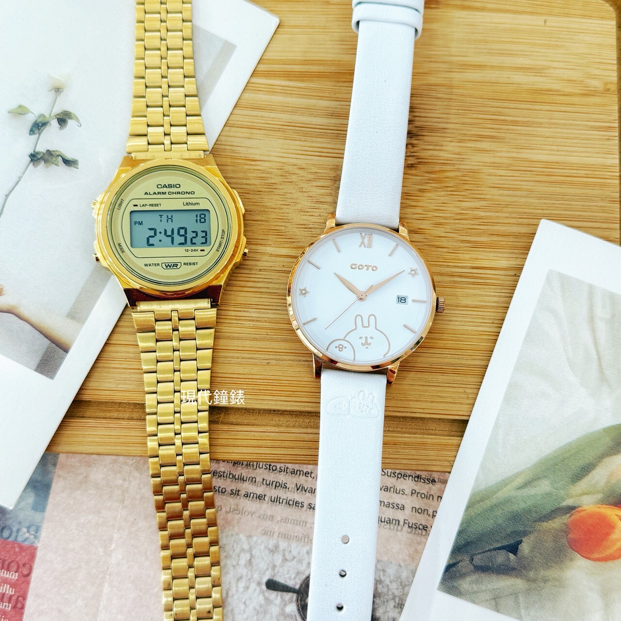 【CASIO&GOTO】 A171WEG-9A/GL0099B-42-241 37.7mm/37mm Modern Watch