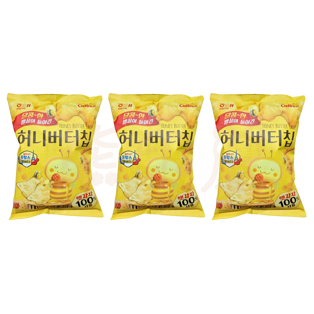韓國 HAITAI 蜂蜜奶油薯片60g x 3