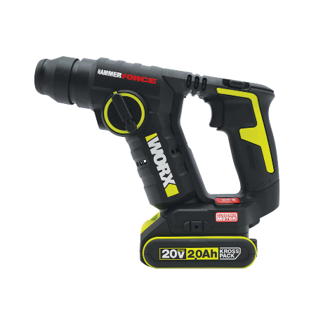 "WORX" 充電式兩用電錘(無碳刷)(鋰20V)(凈機)-[WU380S.9]