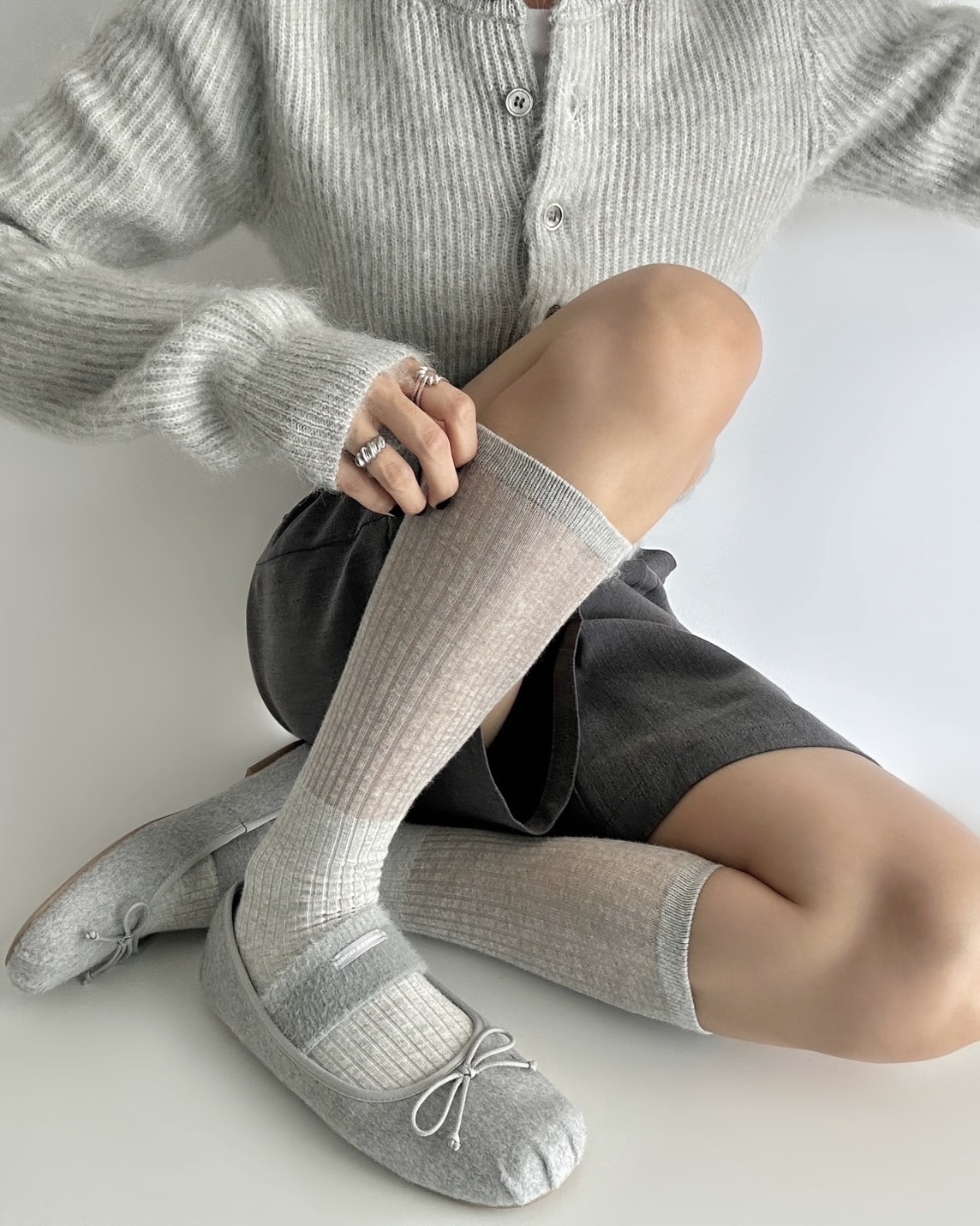 Charles ＆ Keith 小CK 蝴蝶結 絨面 瑪莉珍鞋 三色