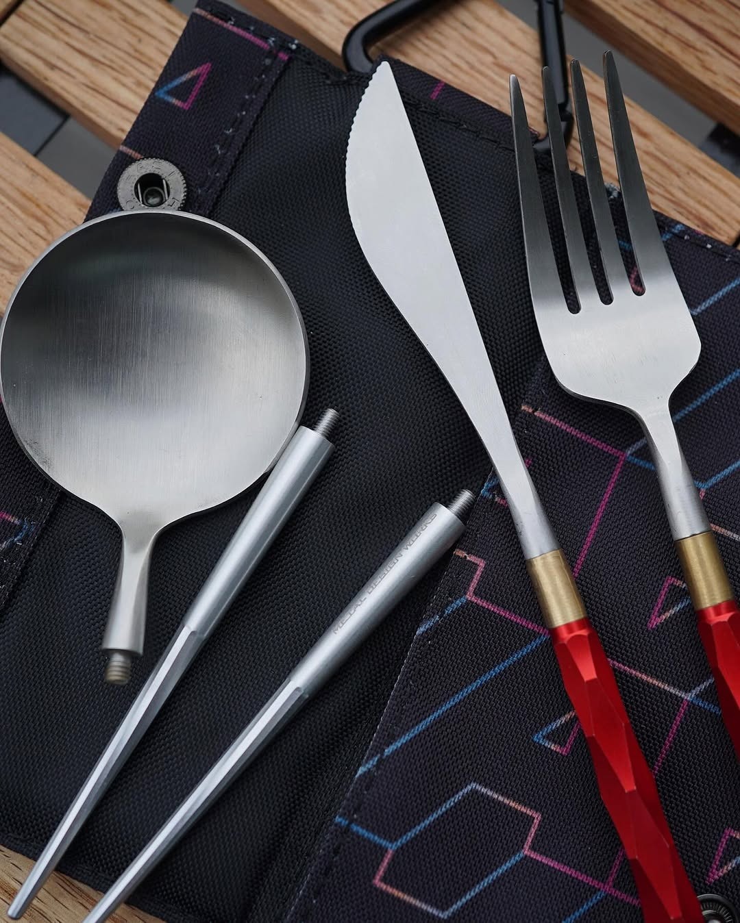 Asimocrafts｜Metal Design Works 聯名 OH ASI LevelUp Kit｜刀叉匙餐具組