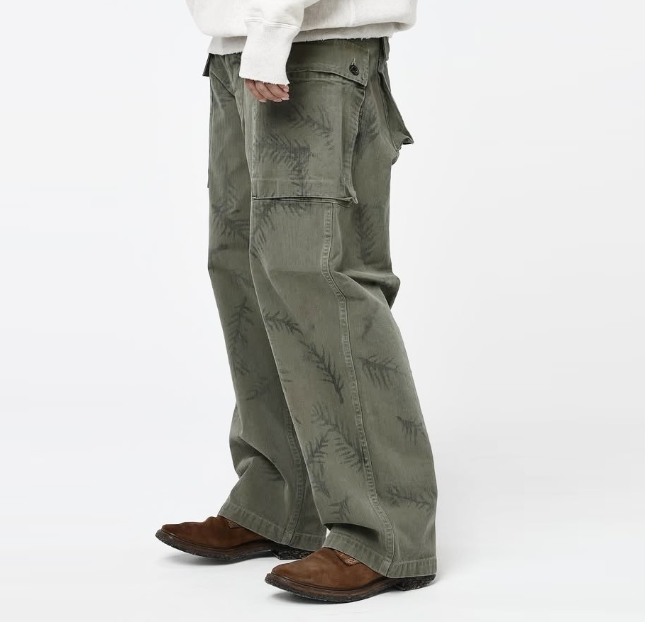 BOWWOW 2025 A/W USMC P-44 HBT TROUSERS AGED - PRE ORDER ITEM (預訂中)