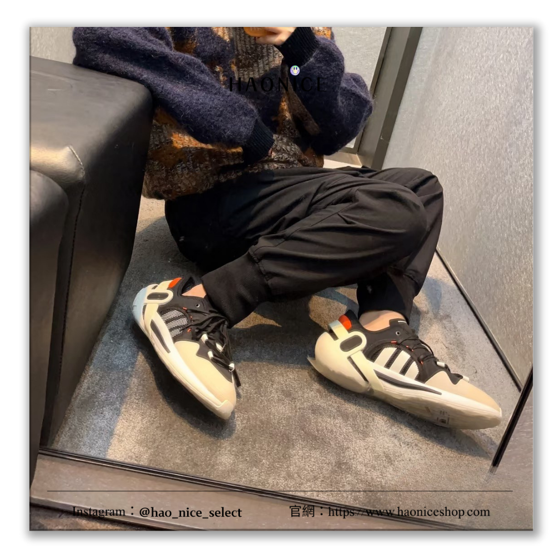 【HAO NICE】100%正品 ADIDAS 德國潮牌🇩🇪山本耀司 Y-3 拼接盔甲風厚底運動鞋 休閒鞋 GZ9136