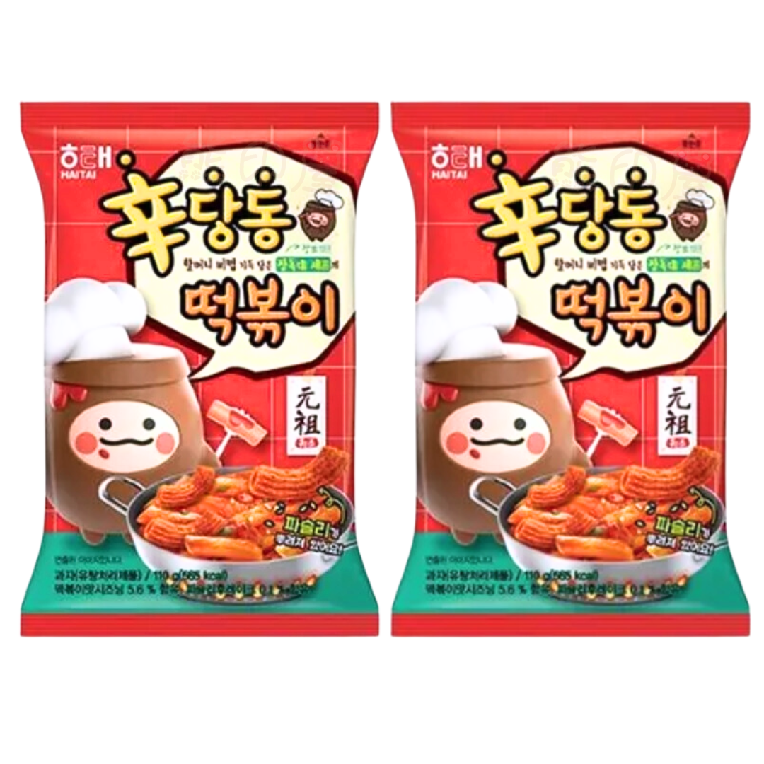 韓國 元祖辣年糕脆條 110G X 2 到期日 2026-5-13