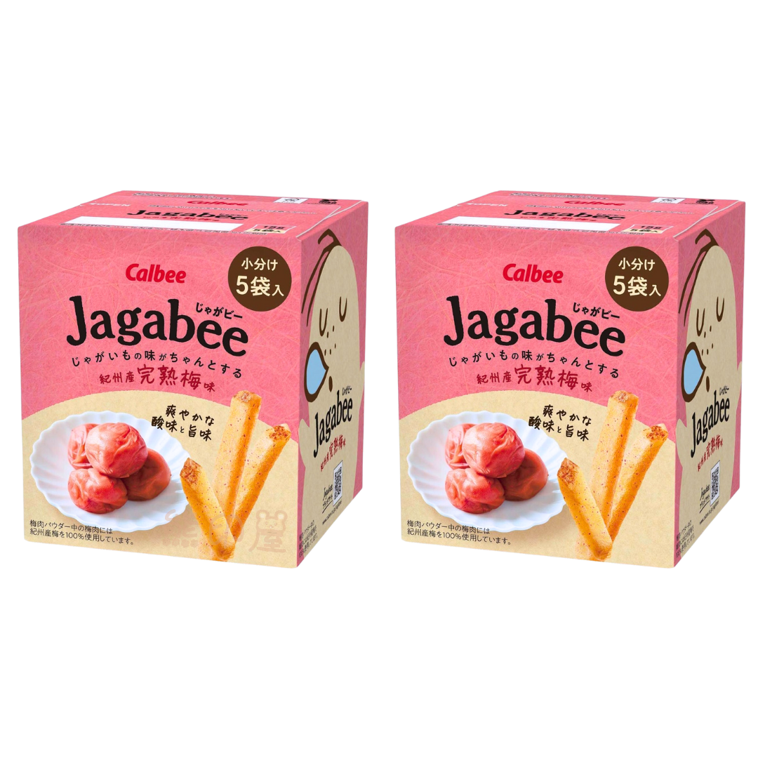 日本Jagabee 紀州產完熟梅味薯條 75G X 2 到期日 2026-03-30