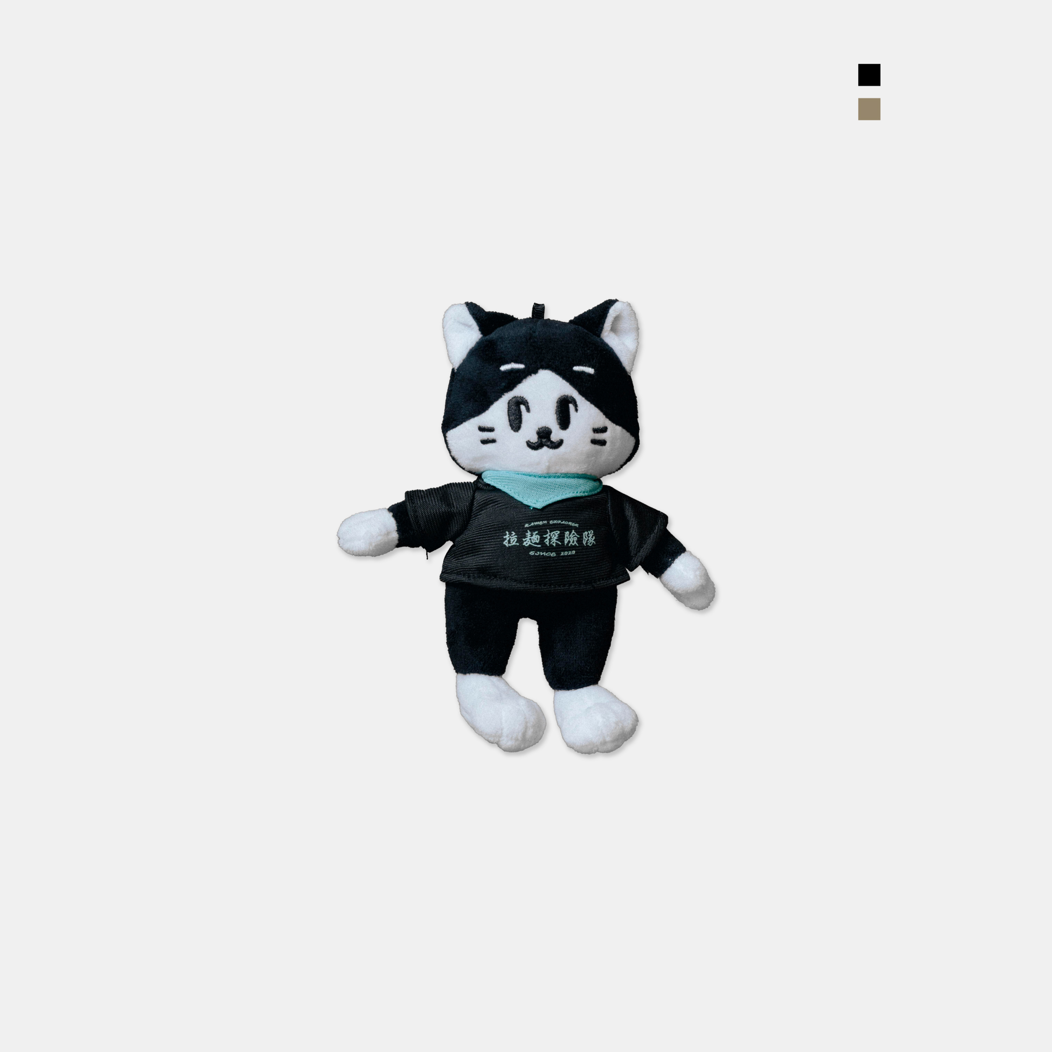 拉麵探險隊 福福狗 吉吉貓 布偶 吊飾
