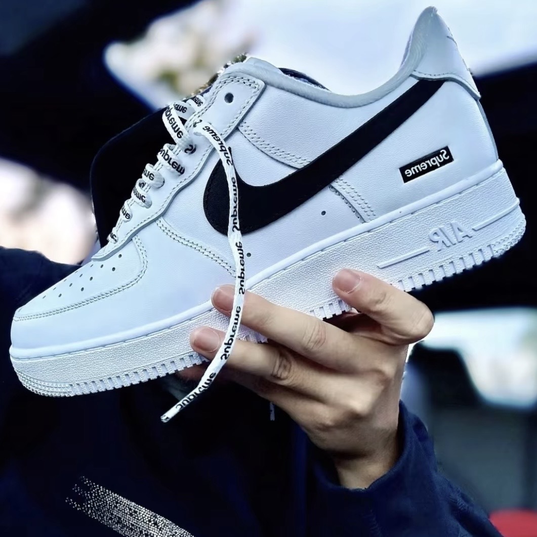 SUPREME x NIKE AIR FORCE 1 BOX LOGO 白 聯名款 空軍一號 CU9225-102