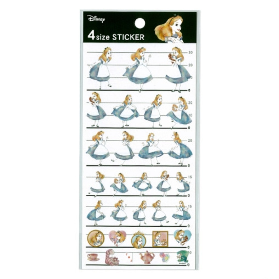 愛麗絲 Alice 貼紙 4size STICKER｜Kamio 日本