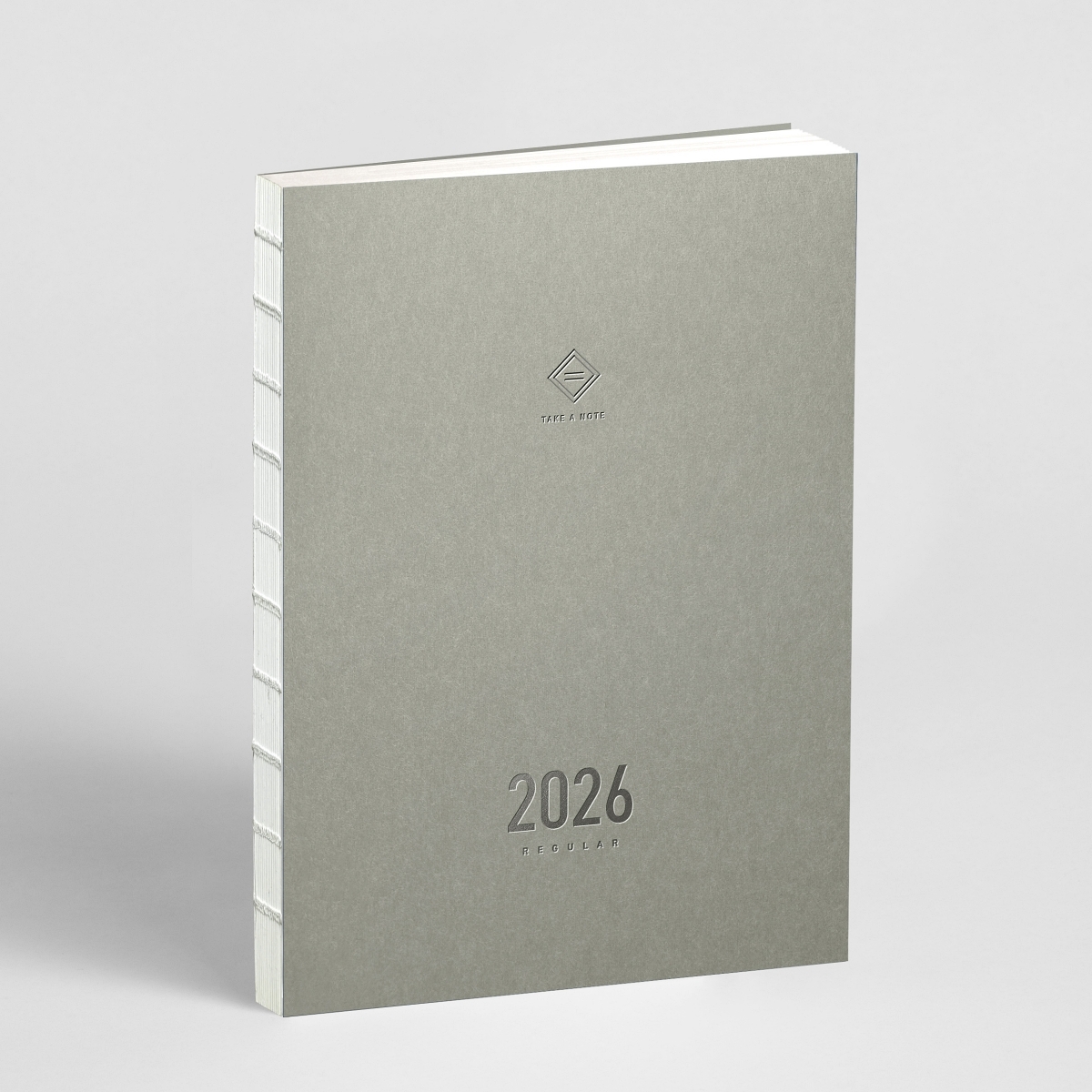貨到通知：2027 TAKE A NOTE REGULAR時效日誌 A5 英文版：兩日一頁，預購贈原廠PVC書衣