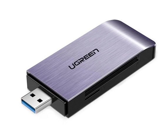 UGREEN - USB 3.0 4合1 讀卡機 TF/SD/CF/MS【CM180-50541】
