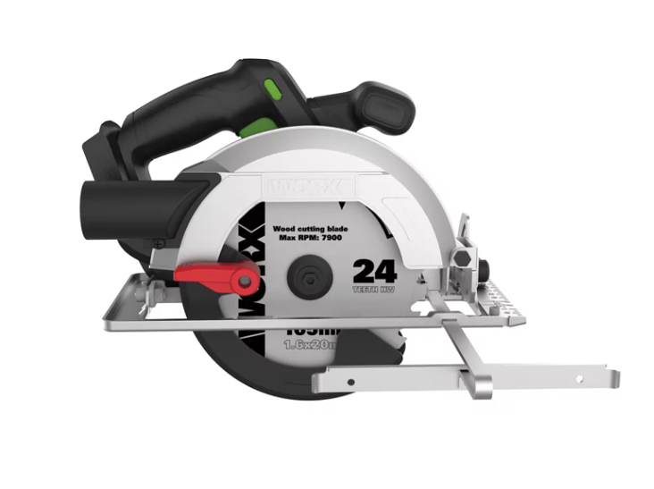"WORX"威克士 165mm無刷電圓鋸(鋰20V)(淨機)-[WU536.9]