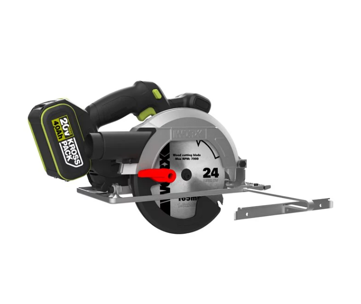 "WORX"威克士 165mm無刷電圓鋸(鋰20V)(淨機)-[WU536.9]