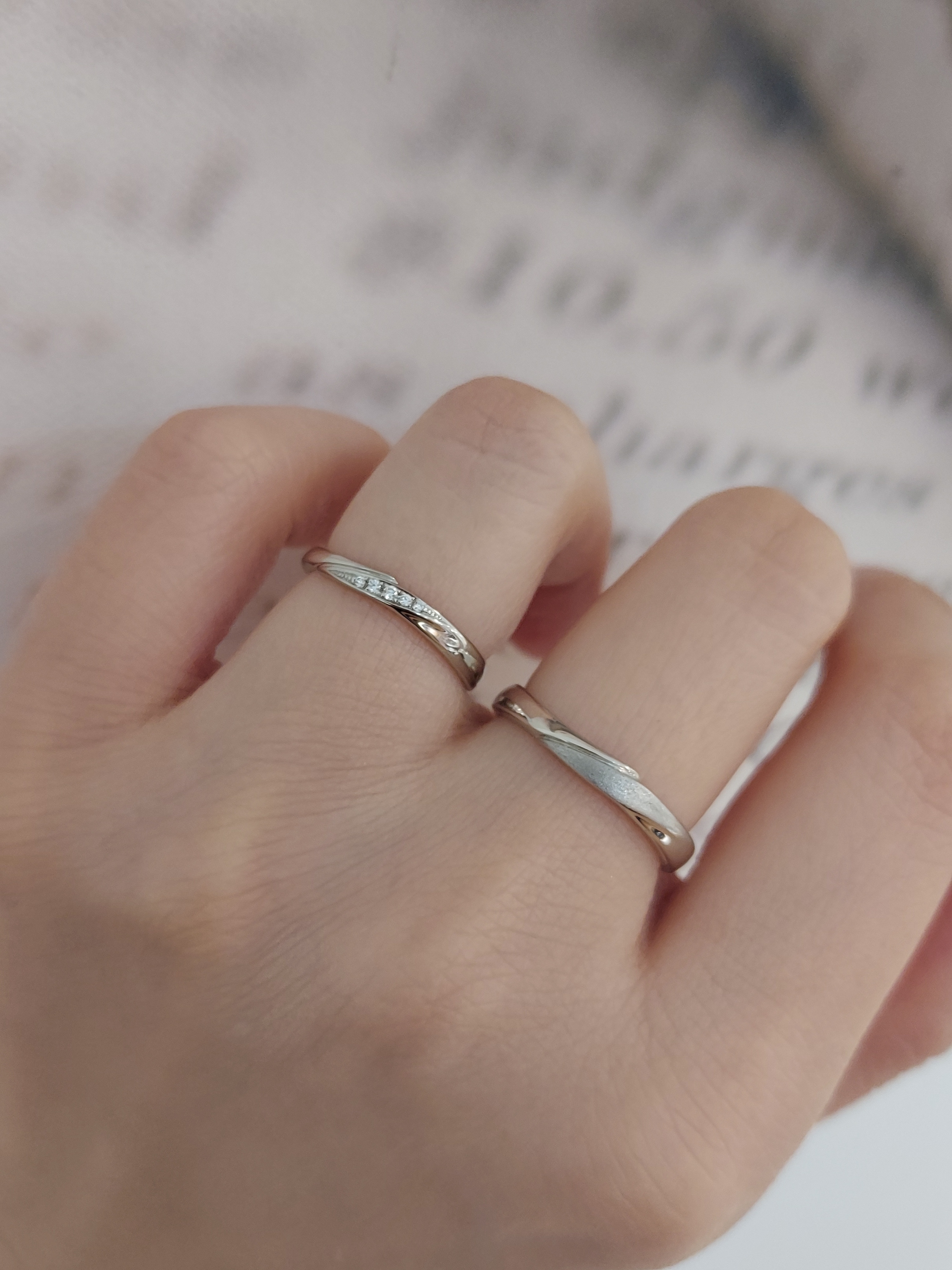 Twins Cupid - Invitation 鉑金 (Pt900) 結婚戒指