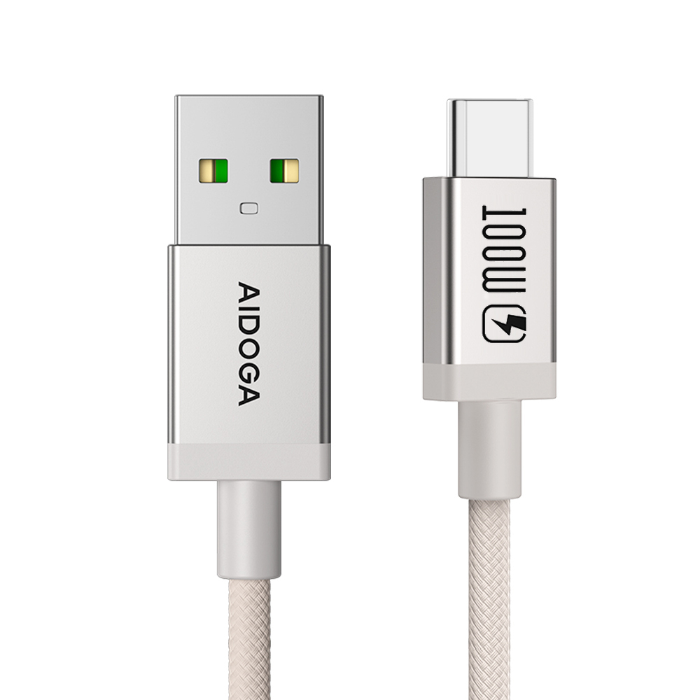 AIDOGA 艾迪伽 100W Type-C充電線傳輸線快充線 耐髒汙 MochaFlex 1.2M 支援iPhone17/16/15系列/安卓