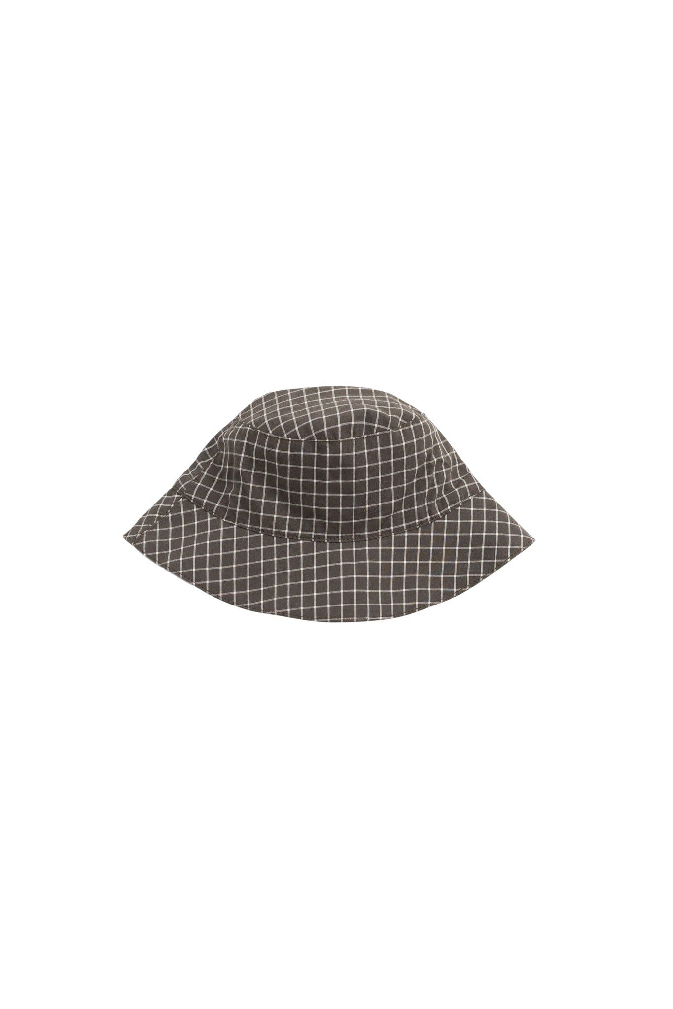 【預購】JAMIE KAY - Organic Cotton Bucket Hat（Coffee Grid）