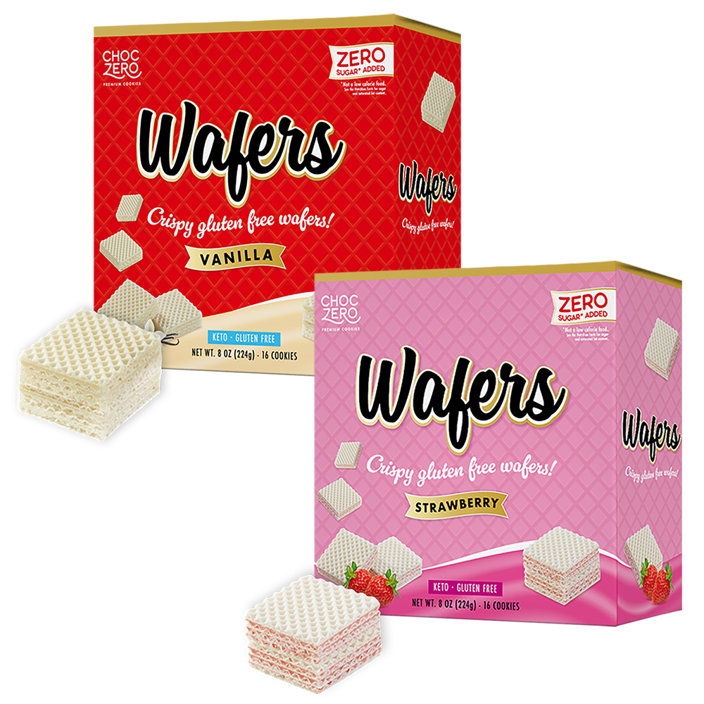 Choczero【無麩質威化餅雙味組合裝】2盒 #無添加糖