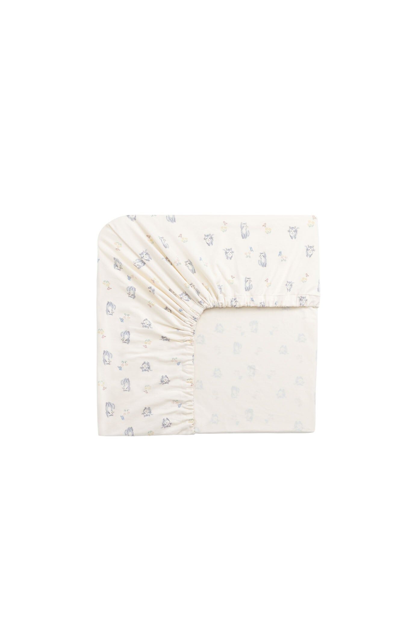 【預購】JAMIE KAY - Organic Cotton Cot Sheet（Charlies Butterflies）