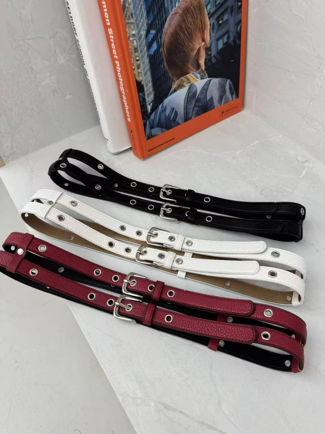 雙條全孔腰帶