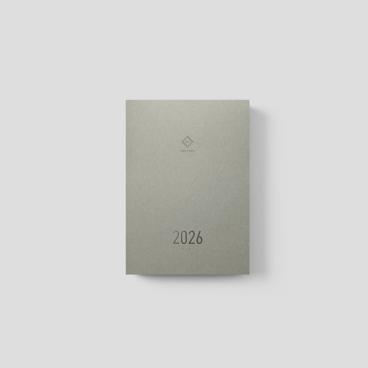 貨到通知：2027 TAKE A NOTE MINI時效日誌 A6：兩日一頁，預購贈原廠PVC書衣
