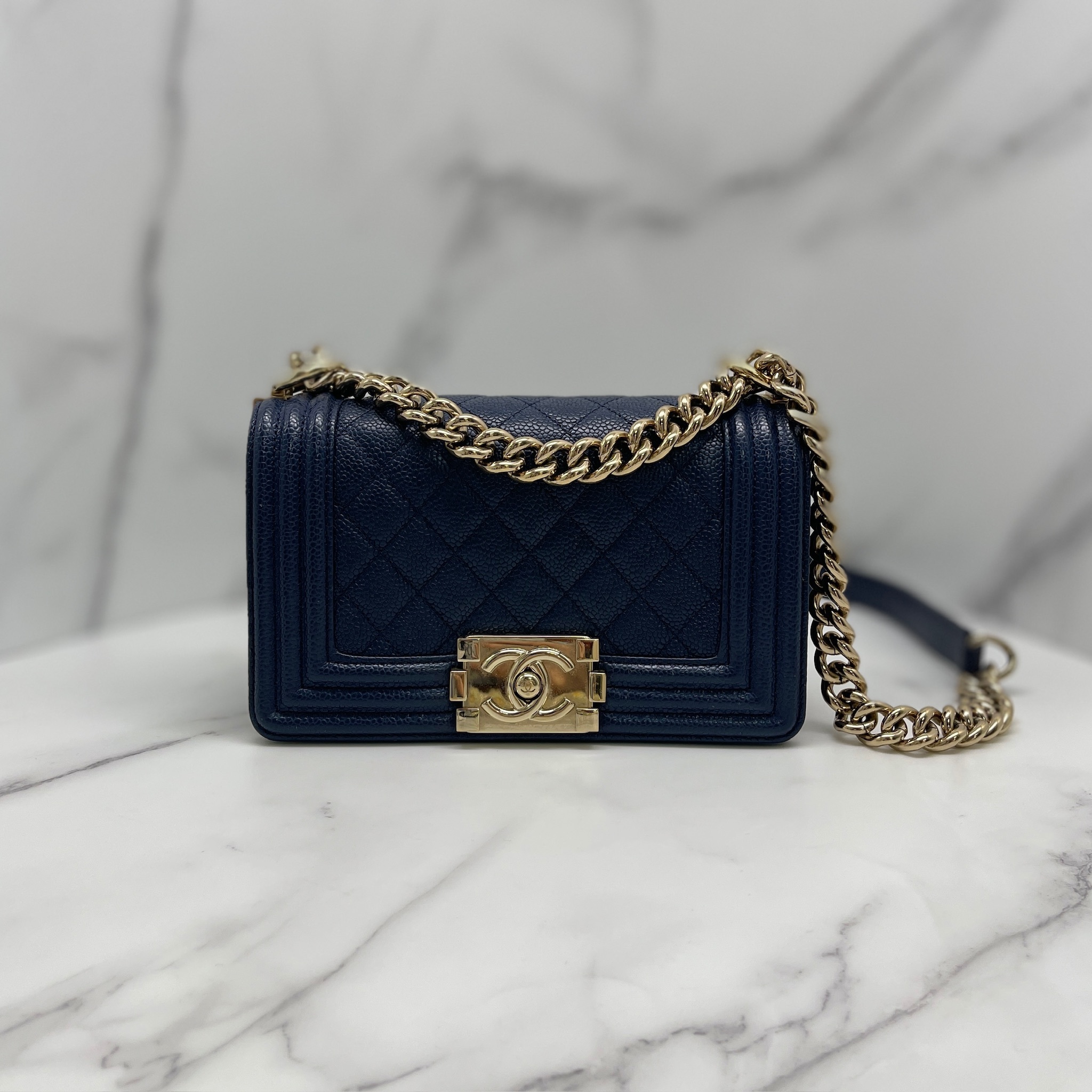 Chanel Boy 20 ( Dark Navy )