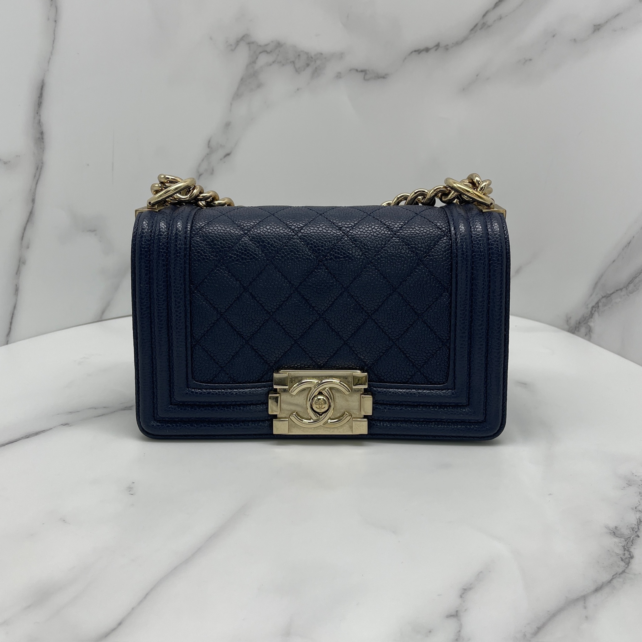 Chanel Boy 20 ( Dark Navy )