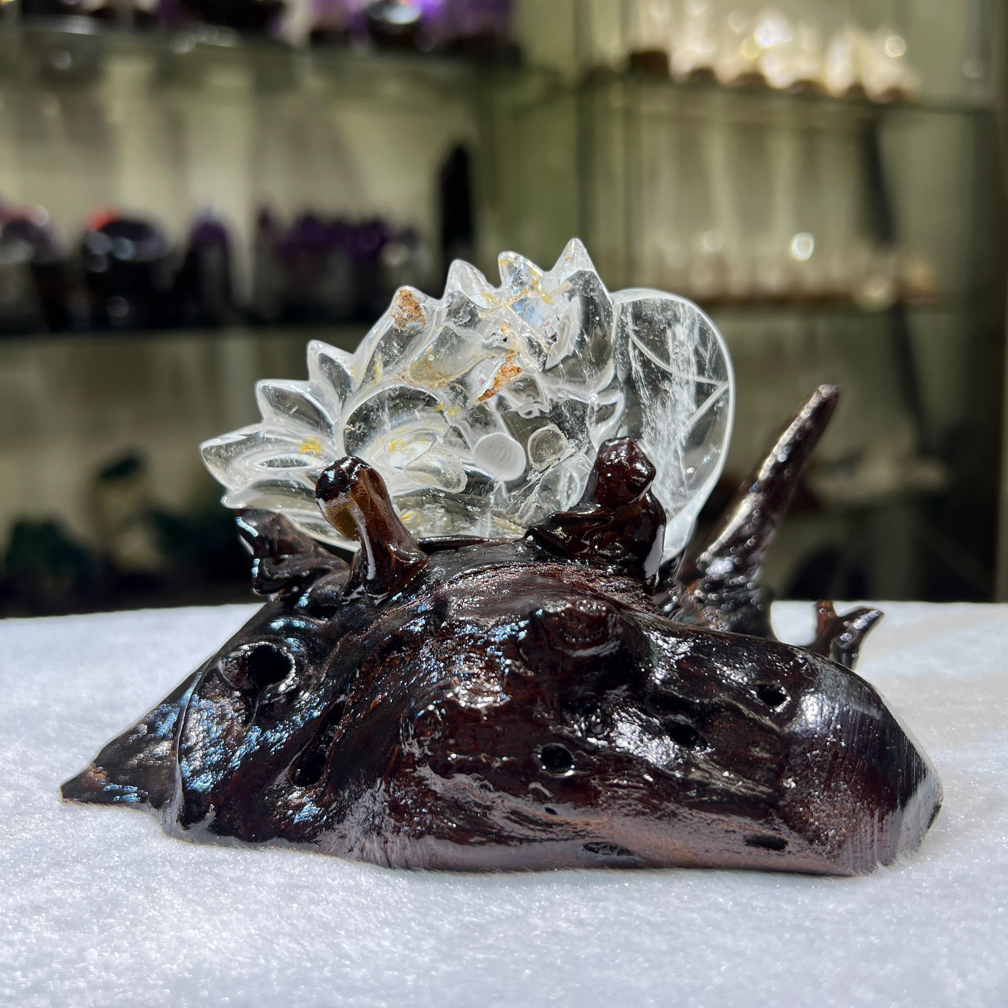 白水晶九尾狐 (連座) #3