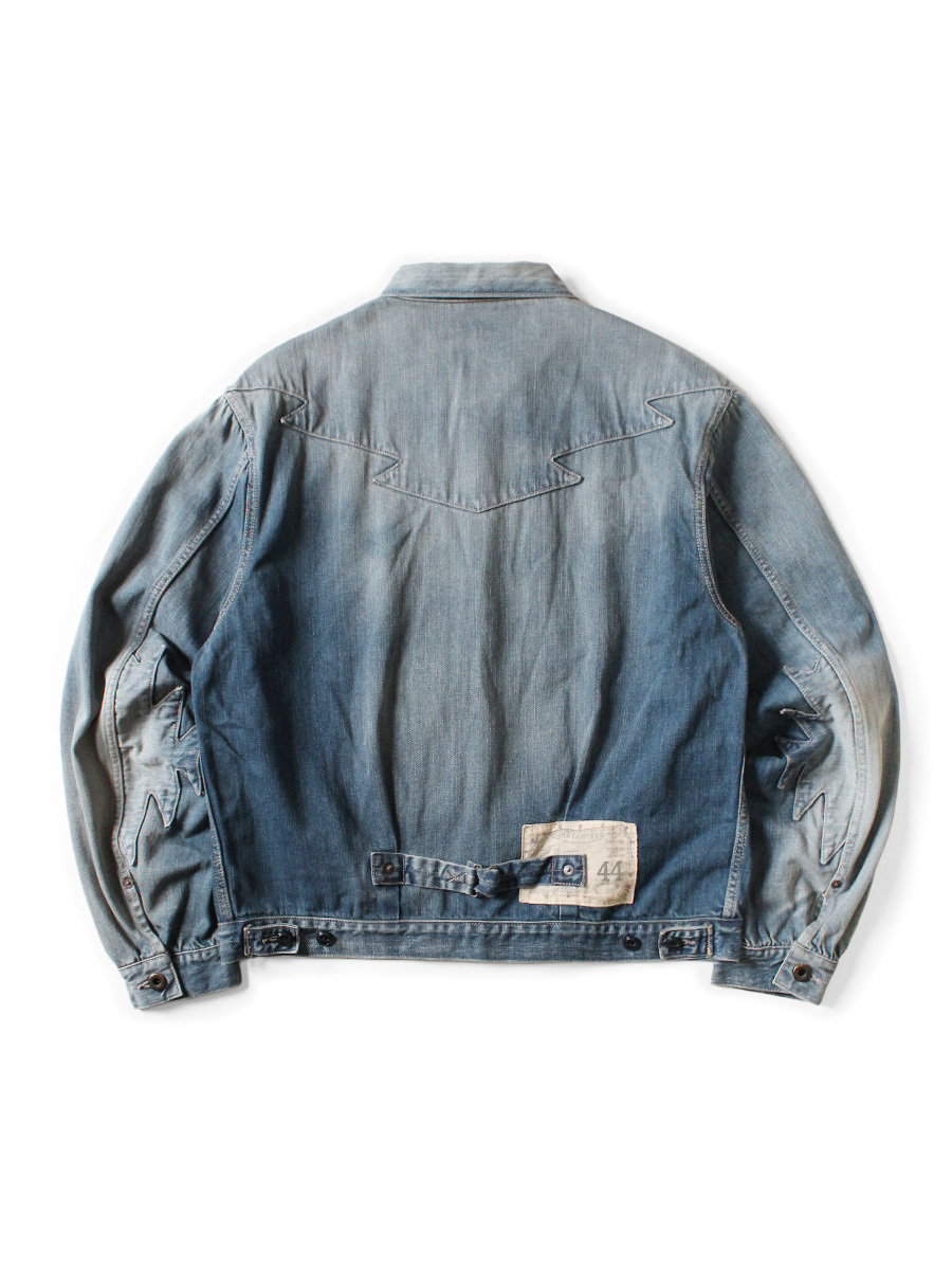 11/2 RE-STOCK: KAPITAL 12OZ DENIM SANTO DOMINGO THUNDERBIRD JACKET (PROCESSED) - PRE ORDER ITEM (預訂中)