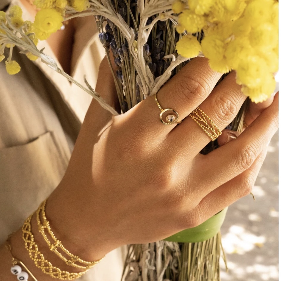 BOHM PARIS - Evan dorée戒指