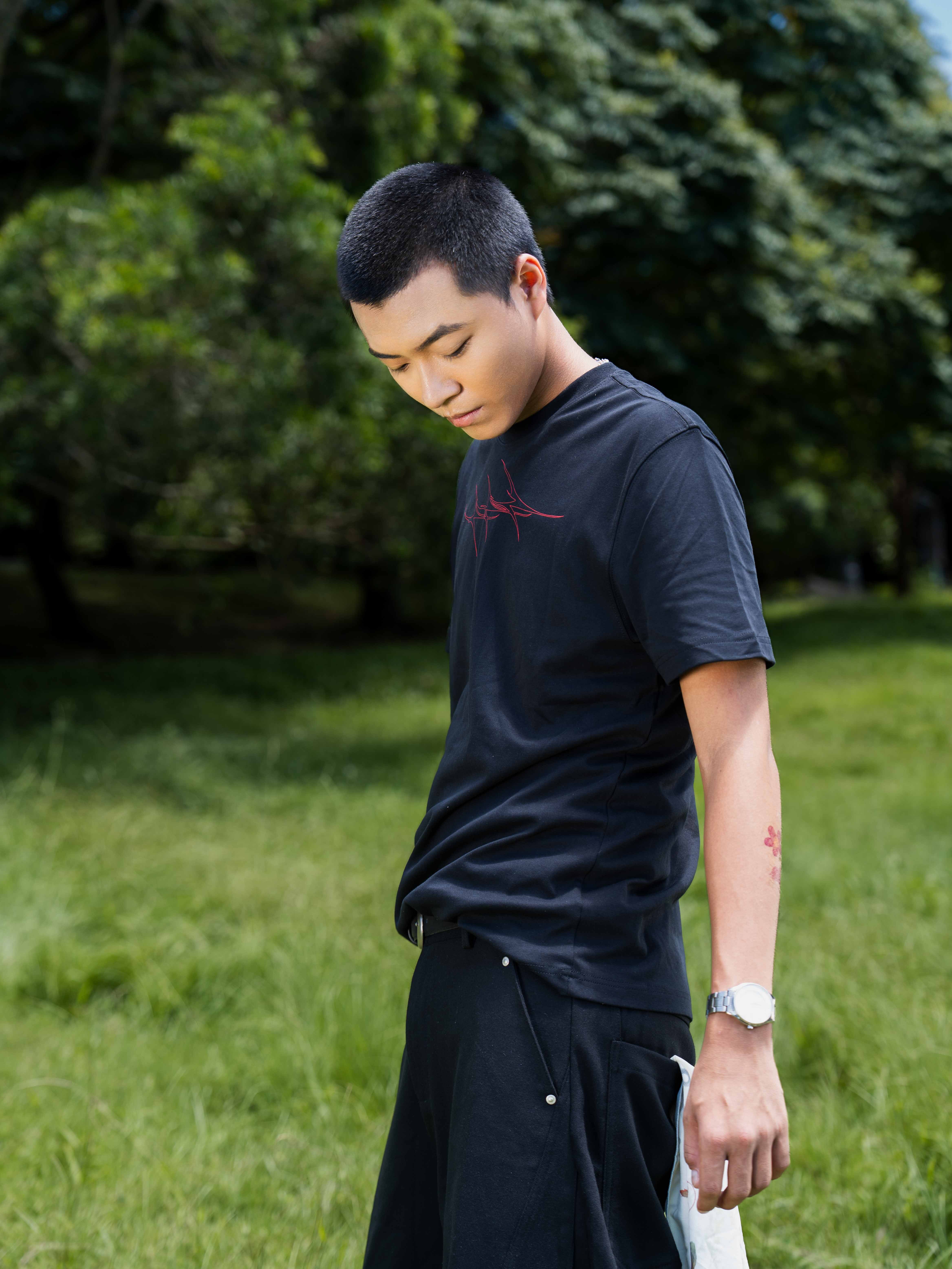 SIMON MADE shen-009 BIRD OF PARADISE  (天堂鳥) 40支 精梳棉 短T