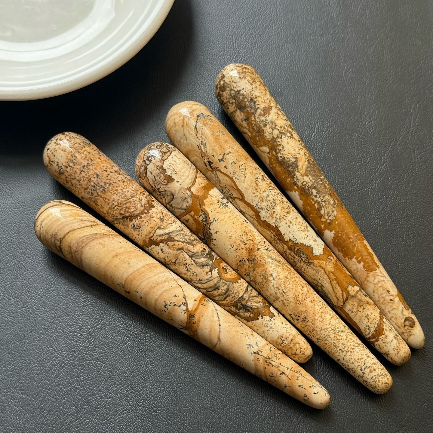 [原石] 國畫石 穴道按摩棒