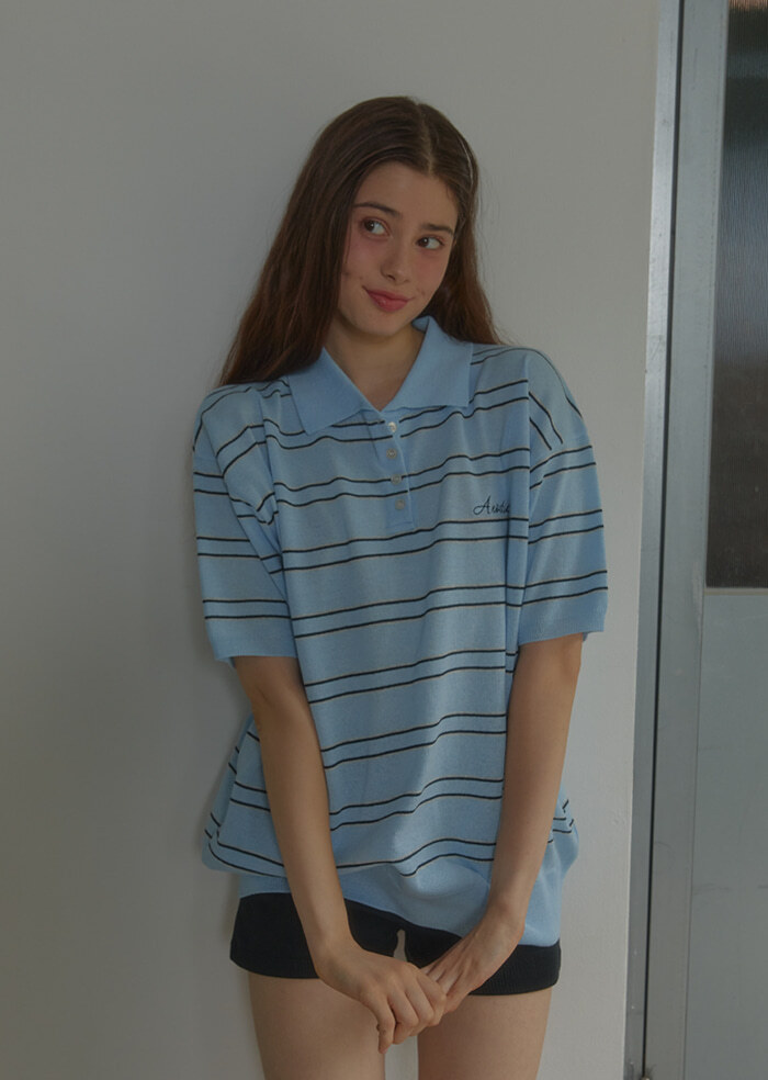 【直播】ANOETIC LL092040 條紋短袖上衣