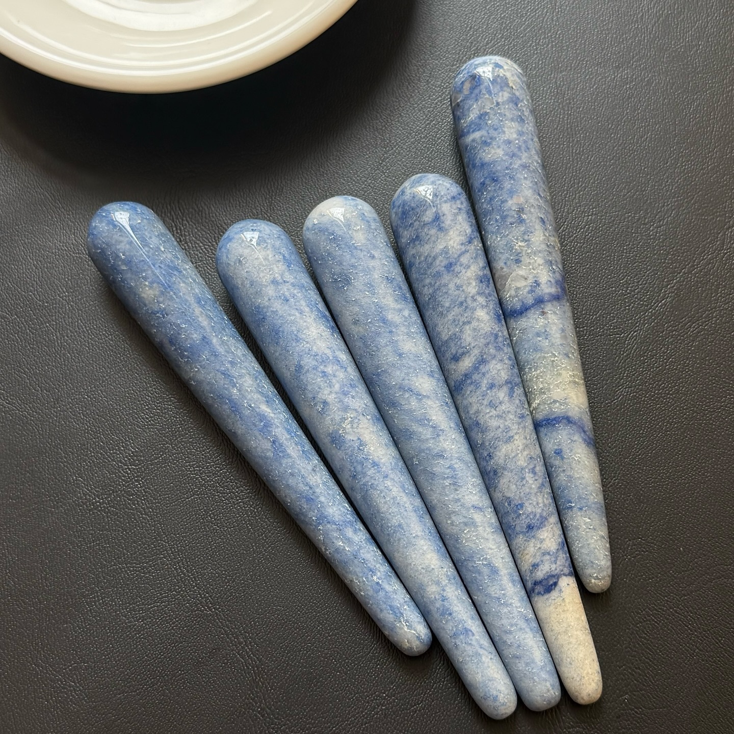 [原石] 藍東菱玉 穴道按摩棒