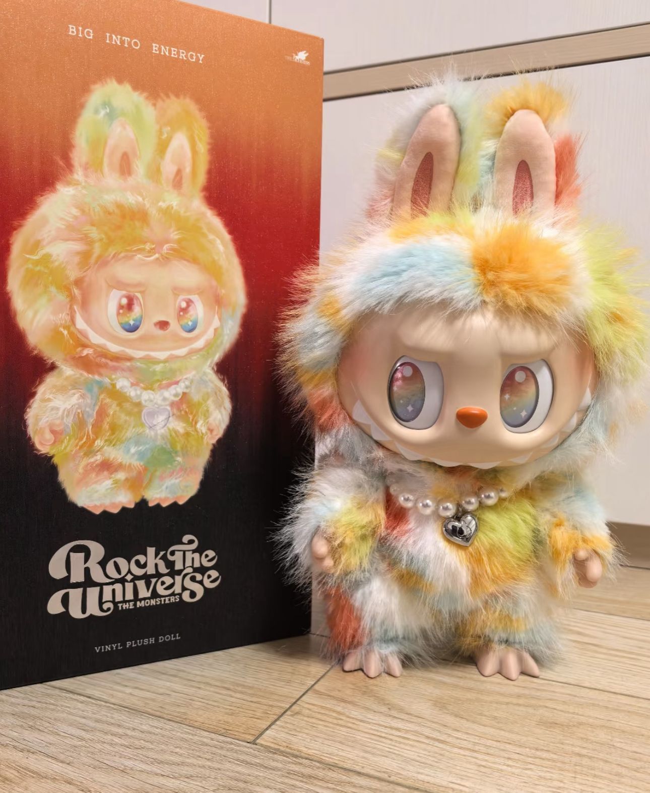 新品 Labubu 前方高能 rock zimomo 3.0 搪膠毛絨公仔