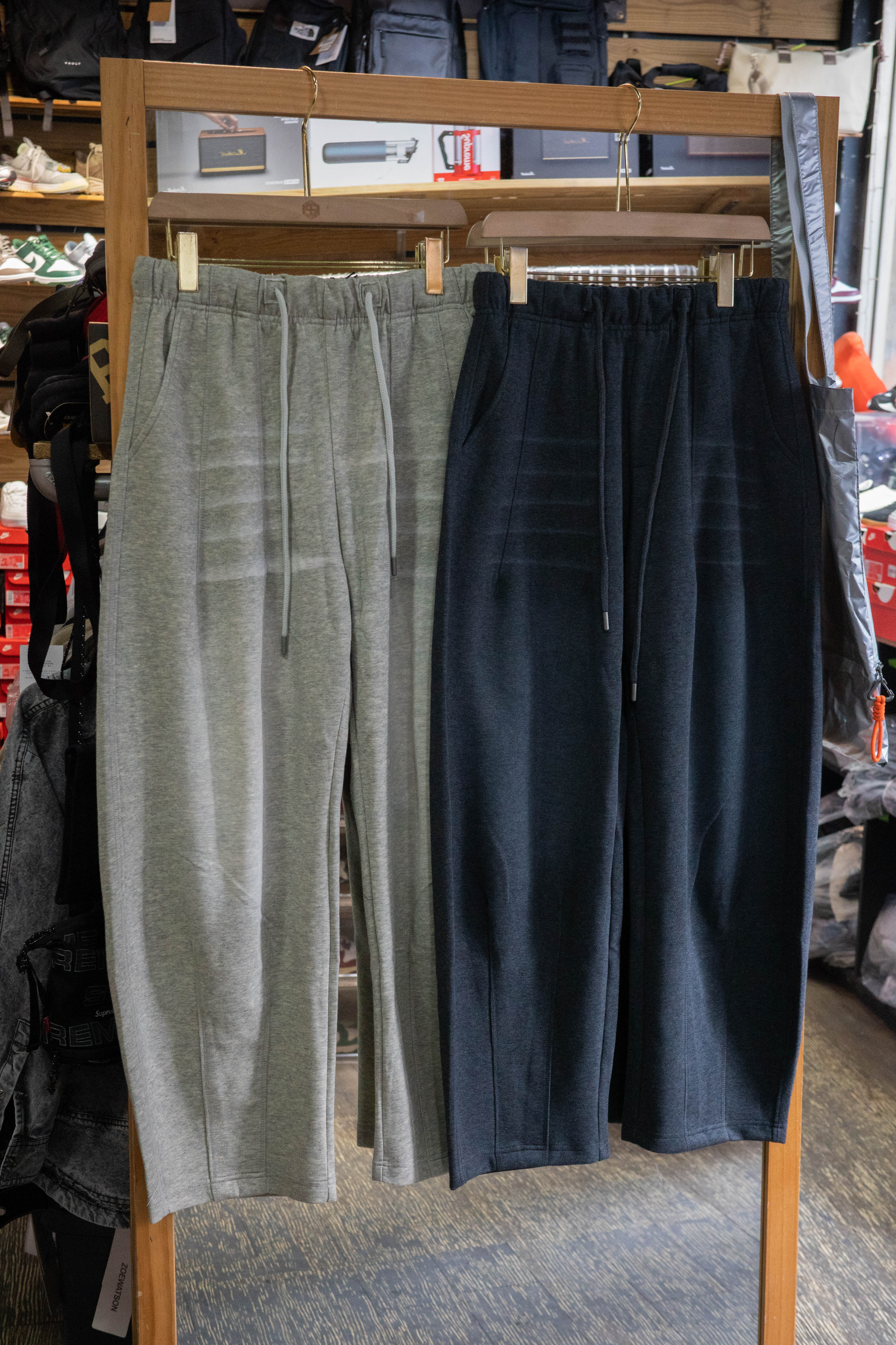 2502# 厚磅水洗錐形棉褲 17 Oneseven 棉長褲