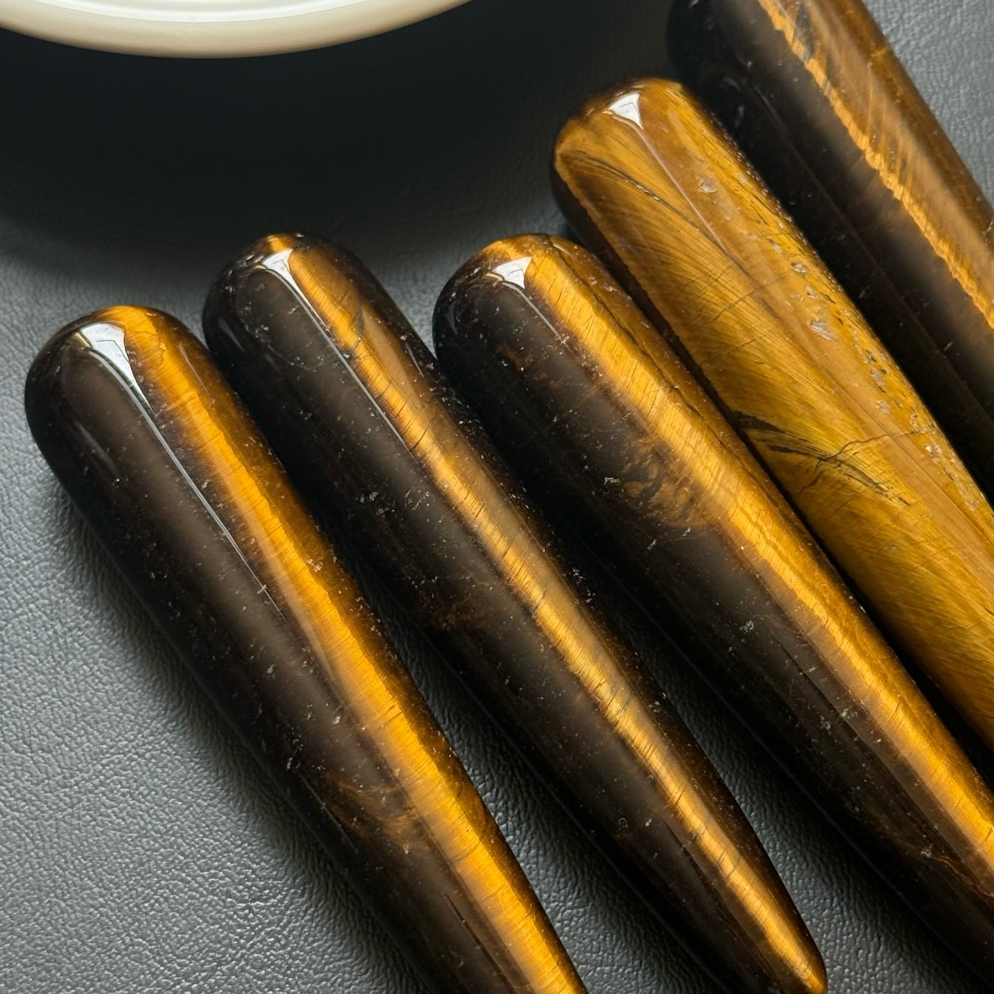 [原石] 虎眼石 穴道按摩棒