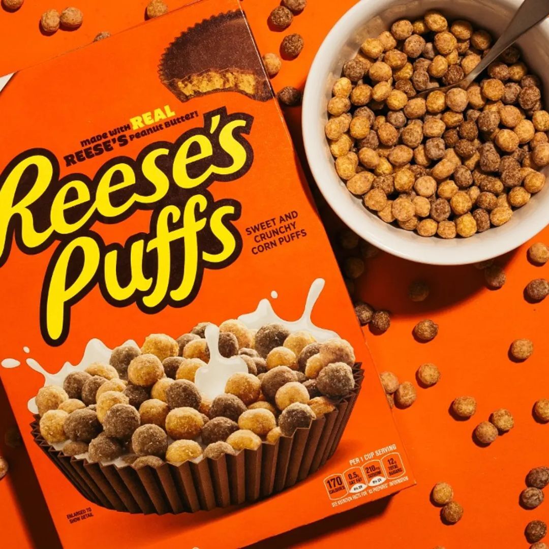 Reese’s Puffs 穀物脆片系列 - 花生巧克力球麥片