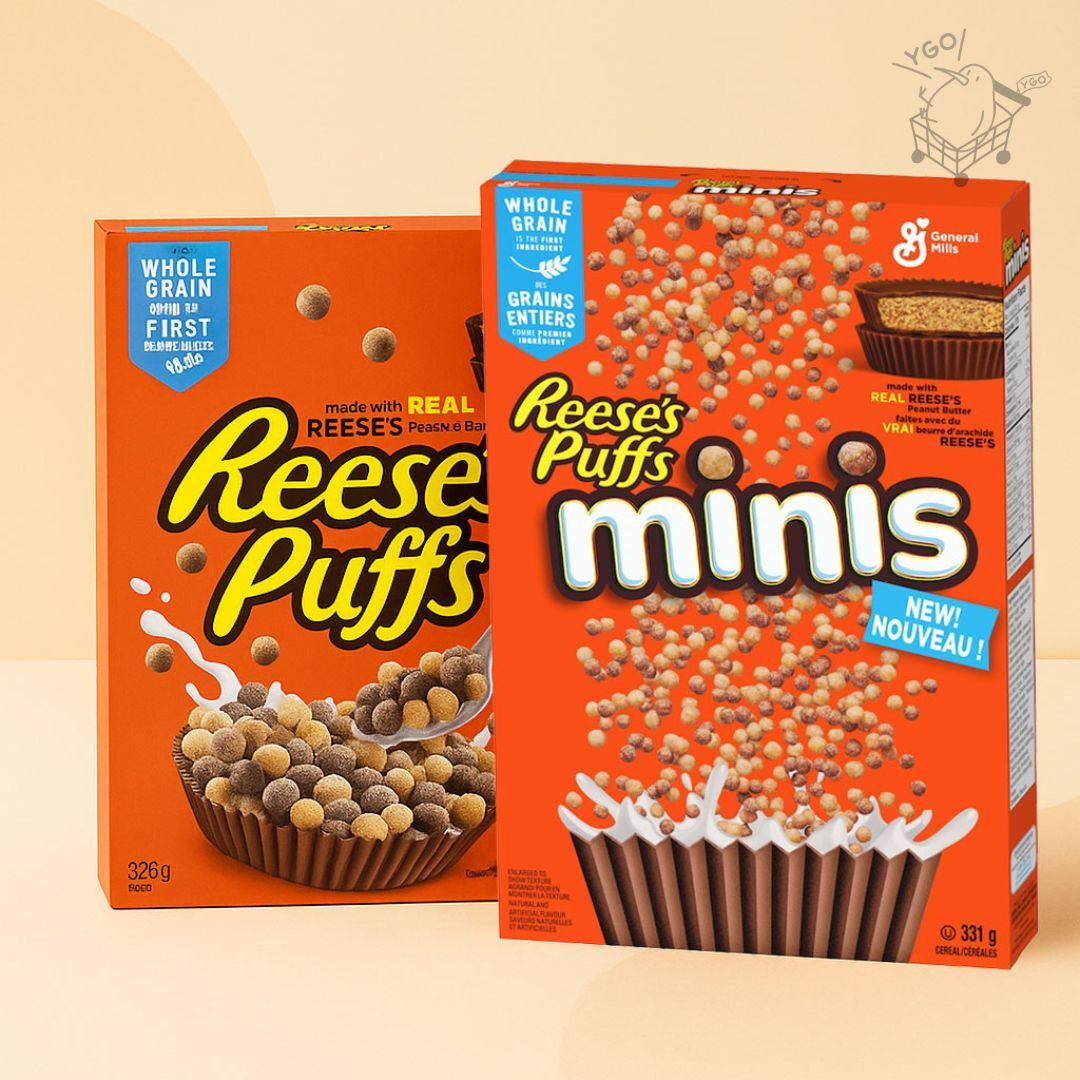 Reese’s Puffs 穀物脆片系列 - 花生巧克力球麥片