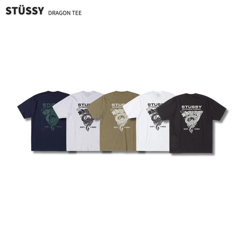 "代購" Stussy 25AW DRAGON TEE 龍tee