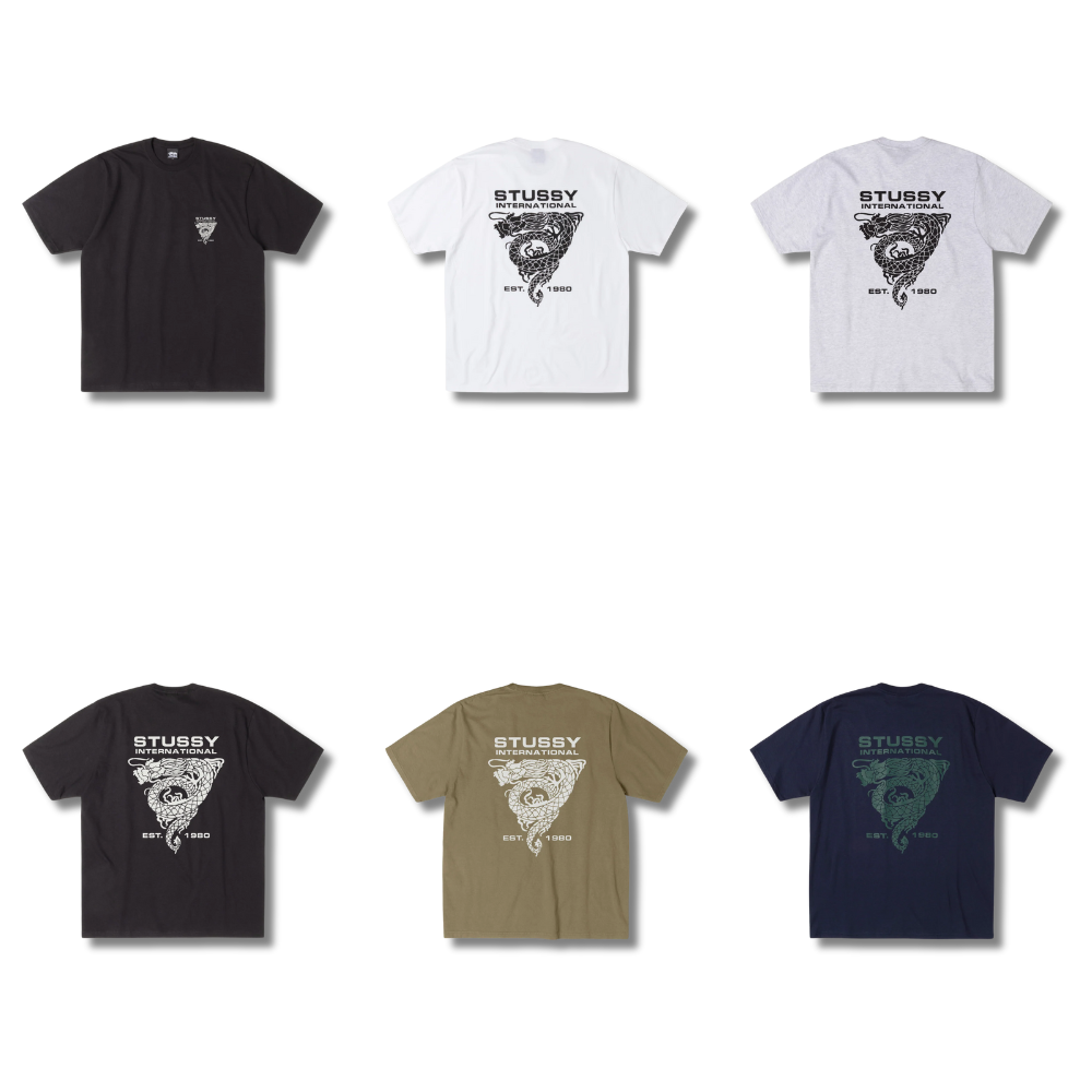 "代購" Stussy 25AW DRAGON TEE 龍tee