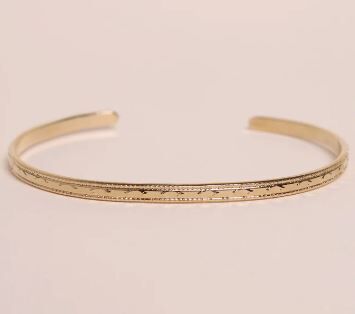 1WK0708-469 [WAEKURA] Bangle Rena Gold #WAEBRT30008000X (A-LX-E)