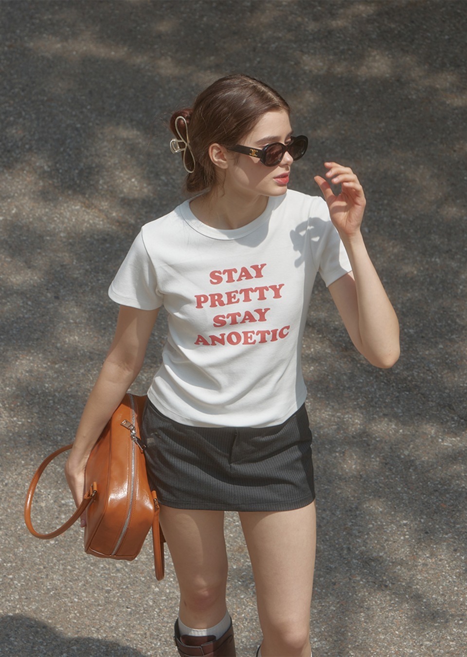 【直播】ANOETIC LL092045 STAY PRETTY 短袖上衣