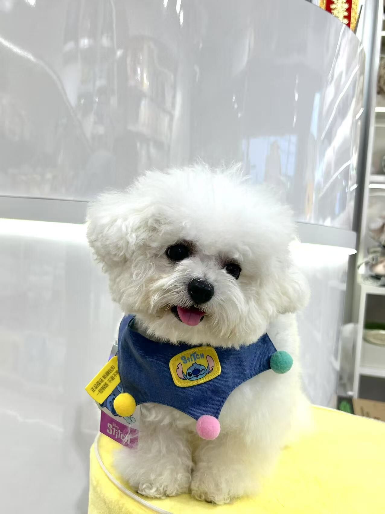 迪士尼 史迪奇星际宝贝系列 双面满印 口水巾