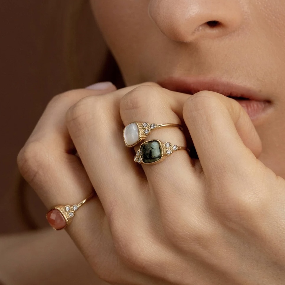 BOHM PARIS -Maréa 天然石戒指