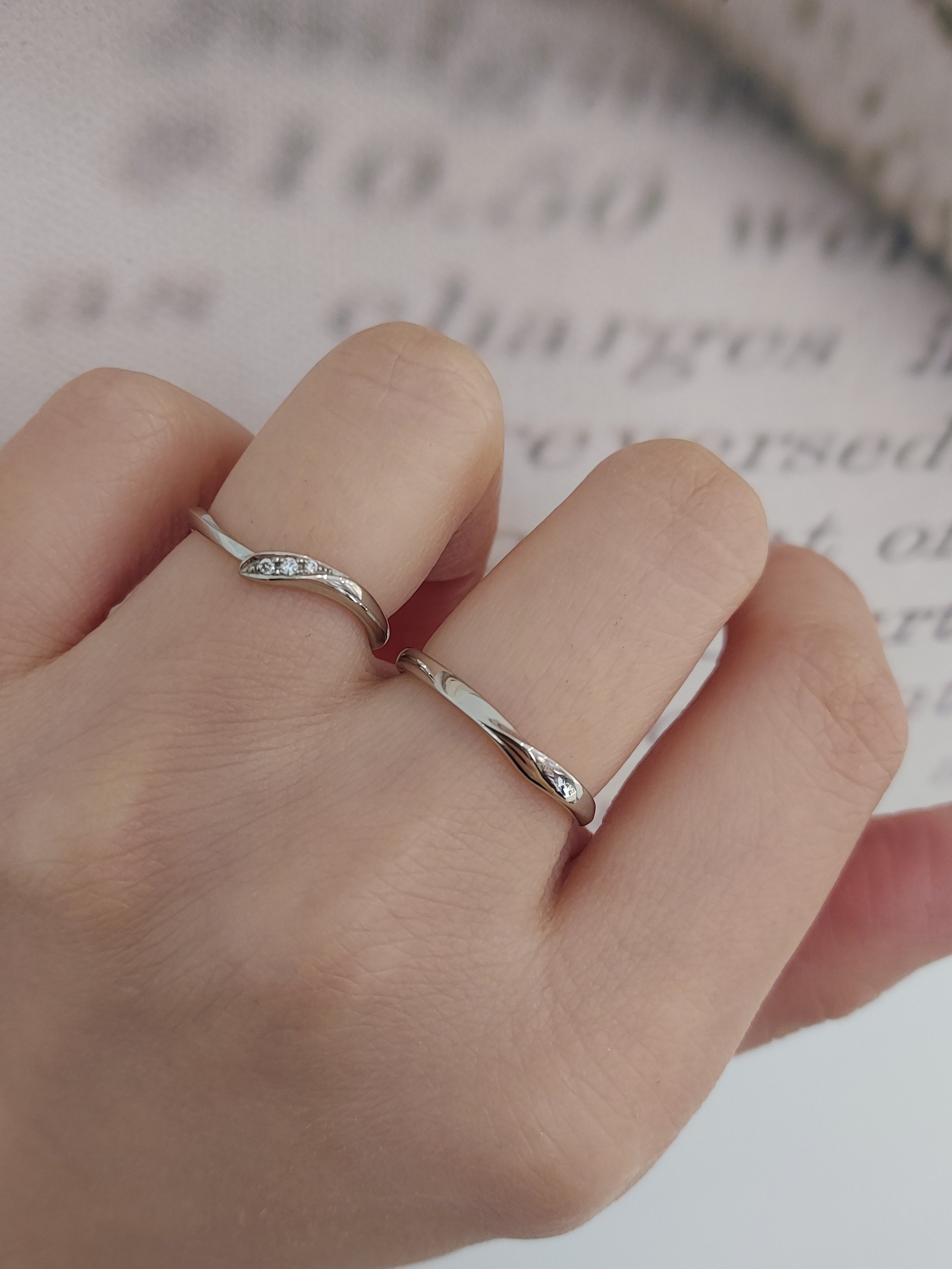 Nocur - Mon chéri 鉑金 (Pt900) 結婚戒指